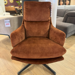 Fauteuil - Velours terra